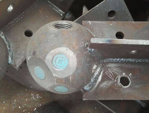 果洛螺栓球球塞，网架配件