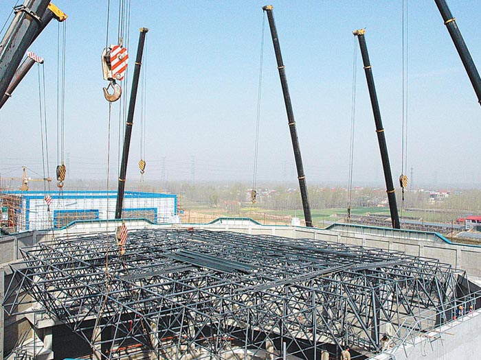 果洛网架高空滑移法